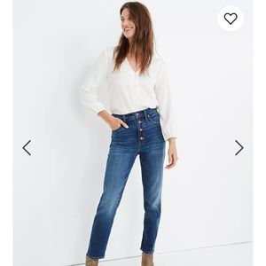 Madewell Perfect Vintage Crop Jean Barnsdale Wash